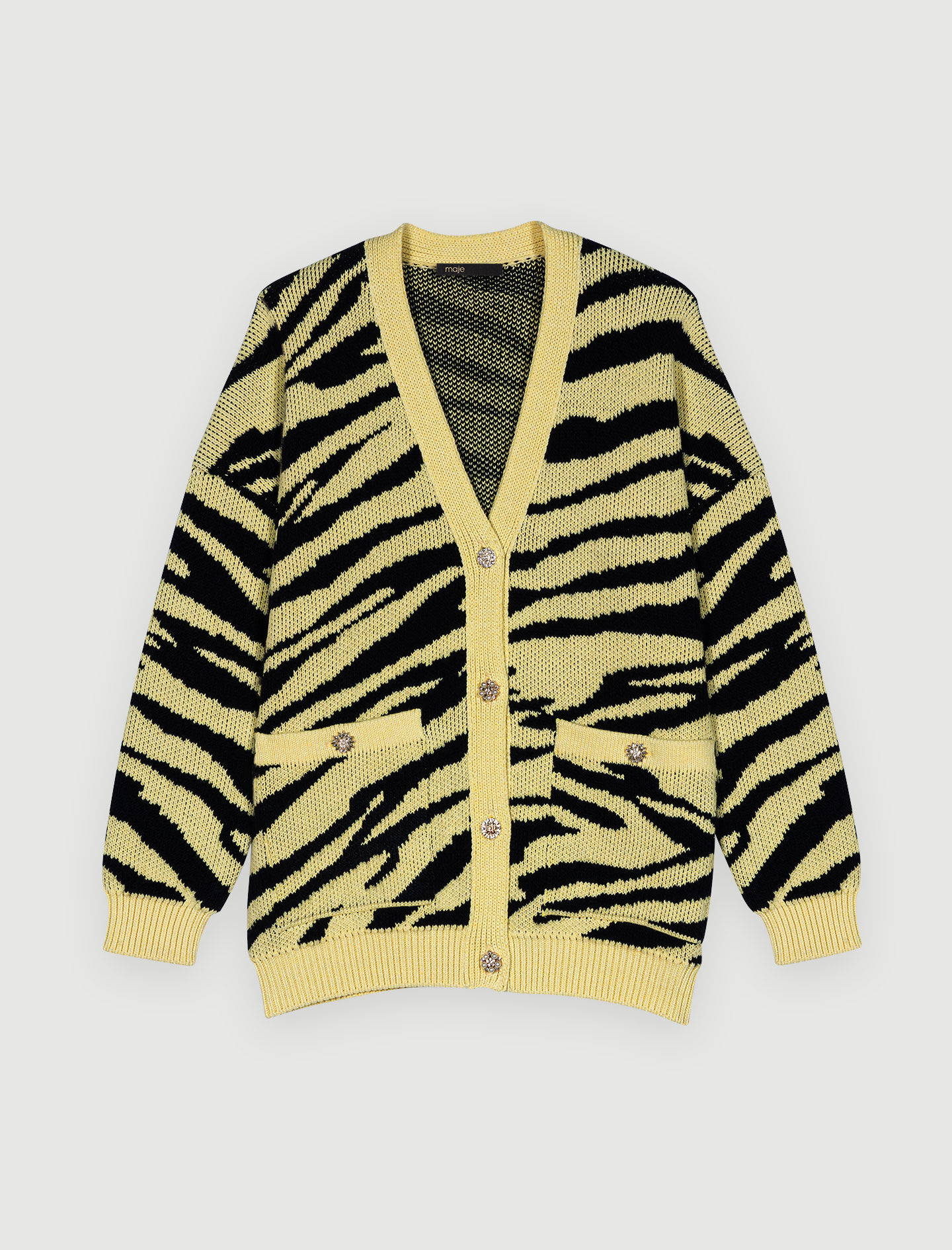Oversized geel vest - Geel