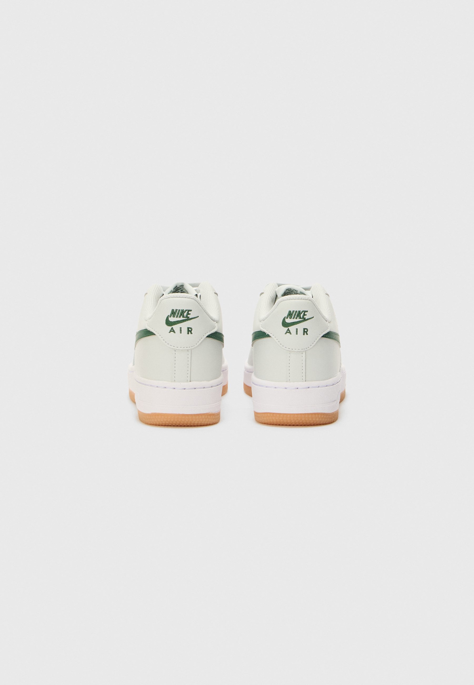 Nike Sportswear AIR FORCE 1 UNISEX - Sneakers - photon dust/white/fir/gum medium brown