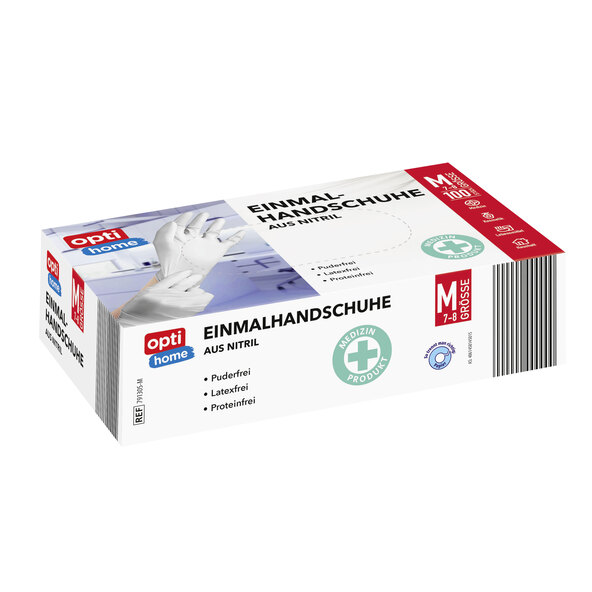 Nitril wegwerphandschoenen, wit