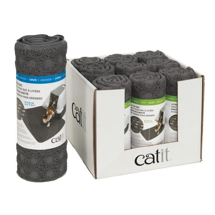 CAT IT Litter Box Mat - Large Size - 90 x 60 cm (35.5 x 23.5 in) - For Cats