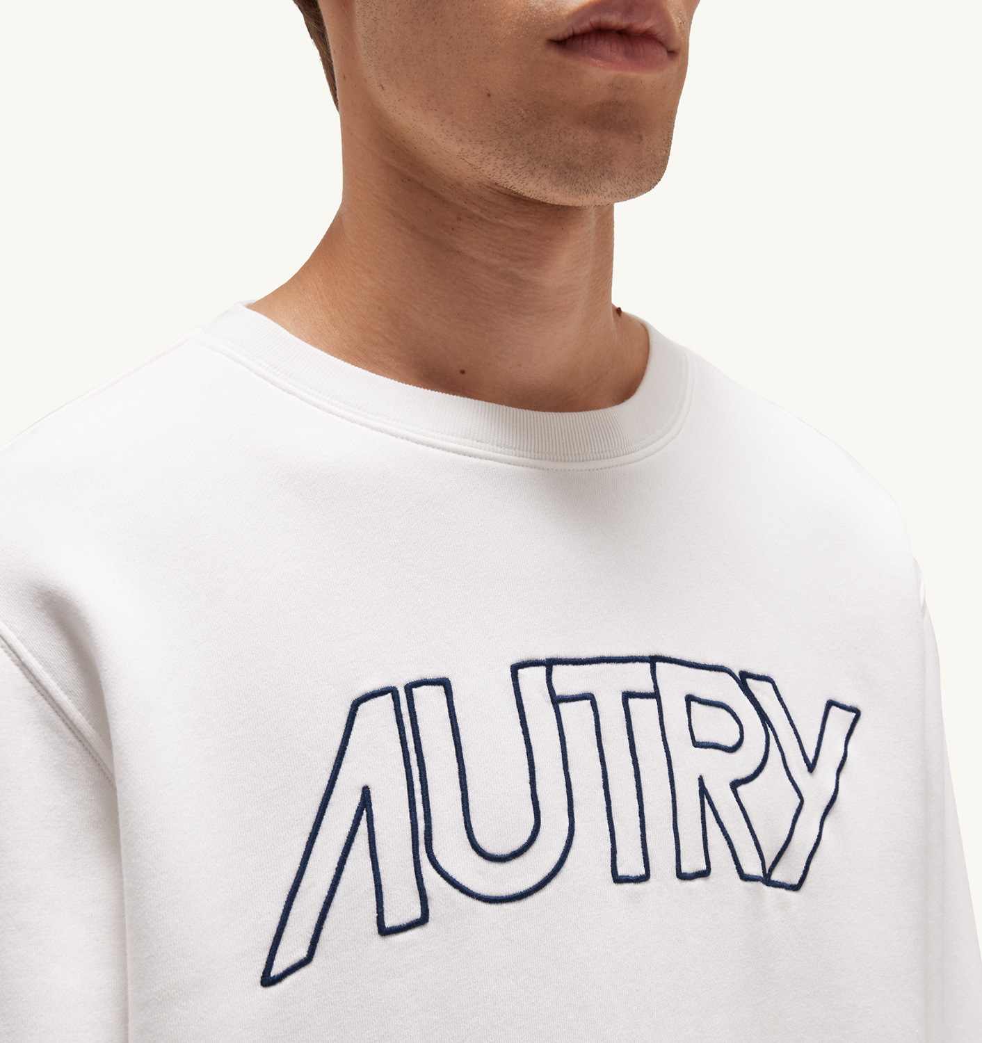 HANORAC CU GEL ROTUND DIN JERSEY DE BUMBAC PERIAT ALB