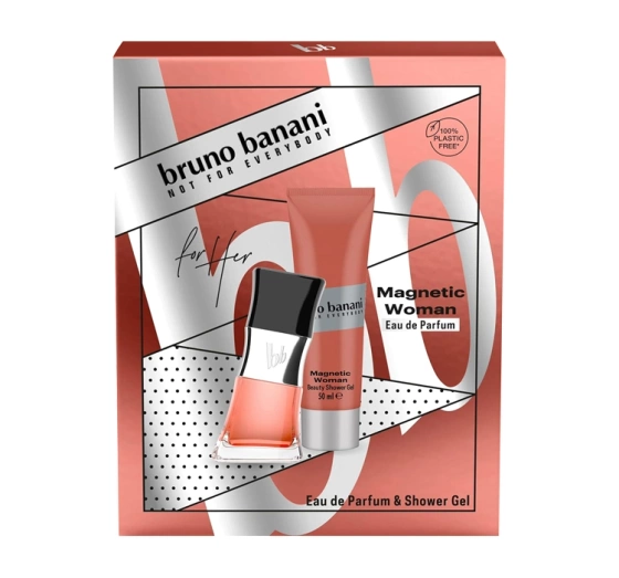 Bruno Banani Magnetic Woman woda perfumowana spray 30 ml   żel pod prysznic 50 ml