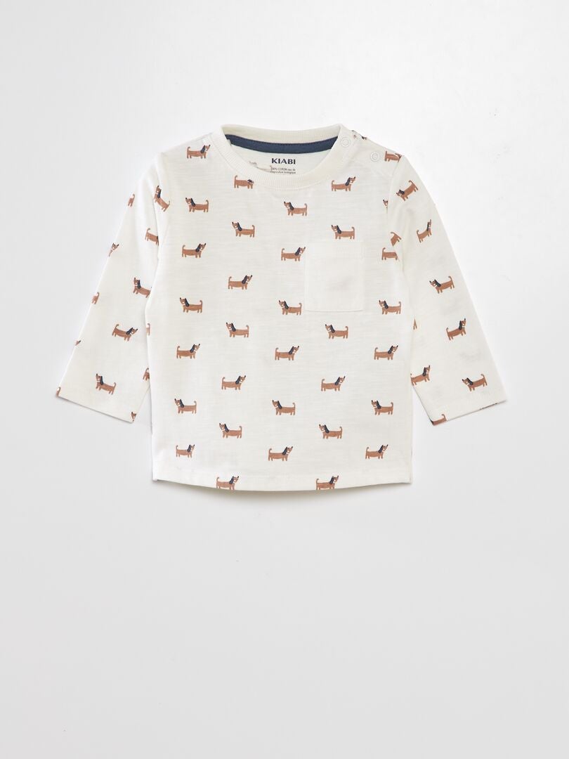 Camiseta animada - BLANCA