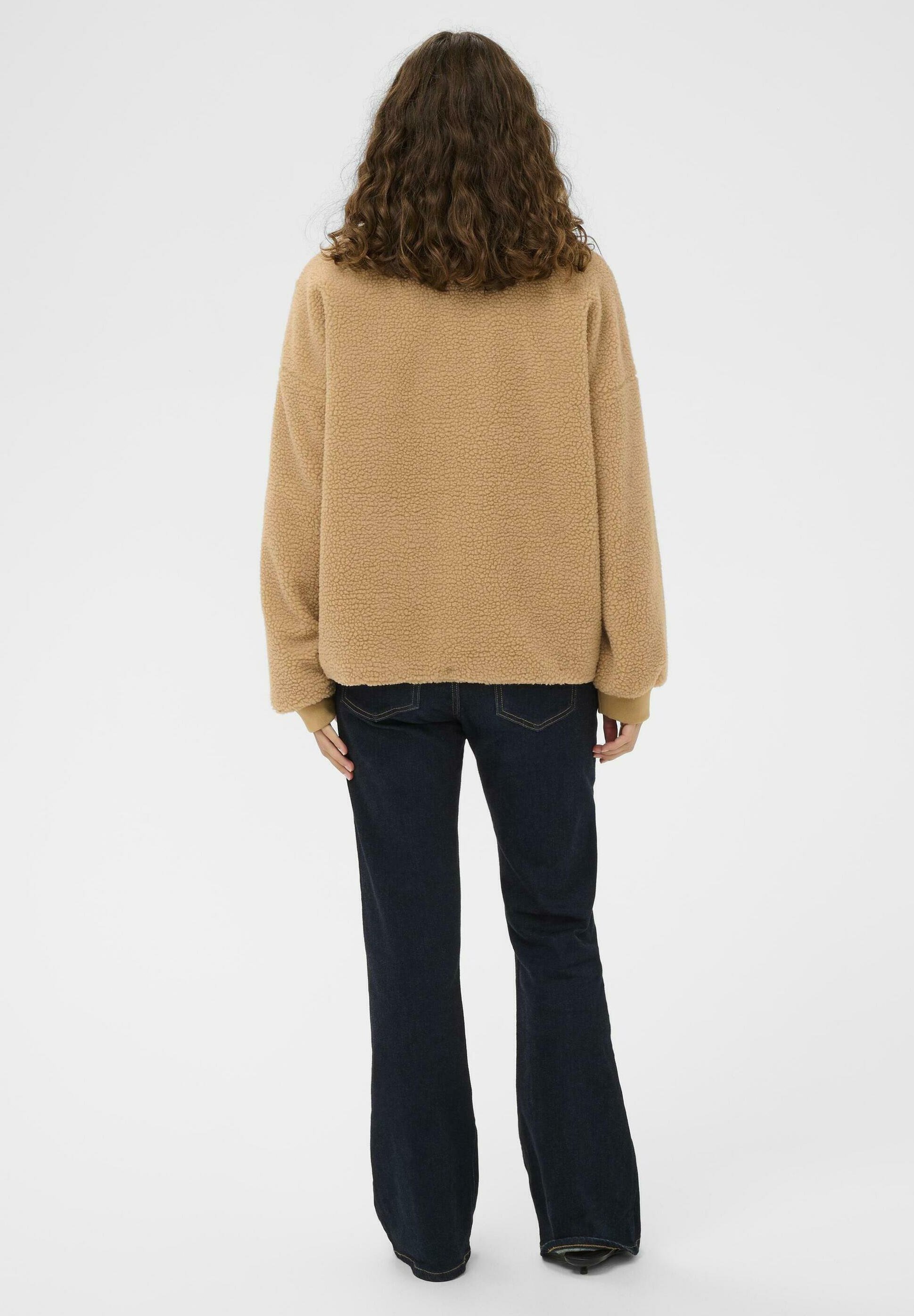 Culture Fleece jas - beige