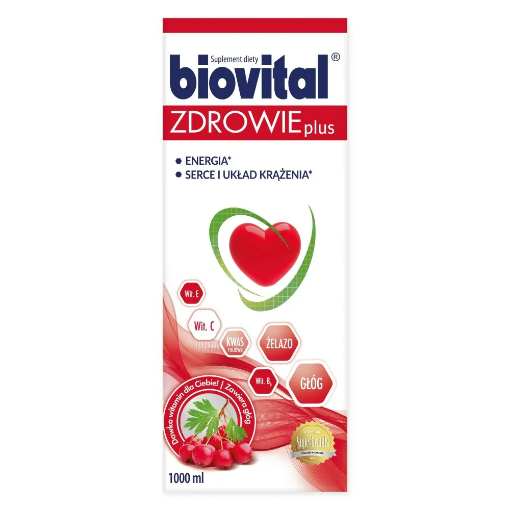 Biovital Zdrowie Plus, Suplement diety na wzmocnienie oragnizmu, Płyn