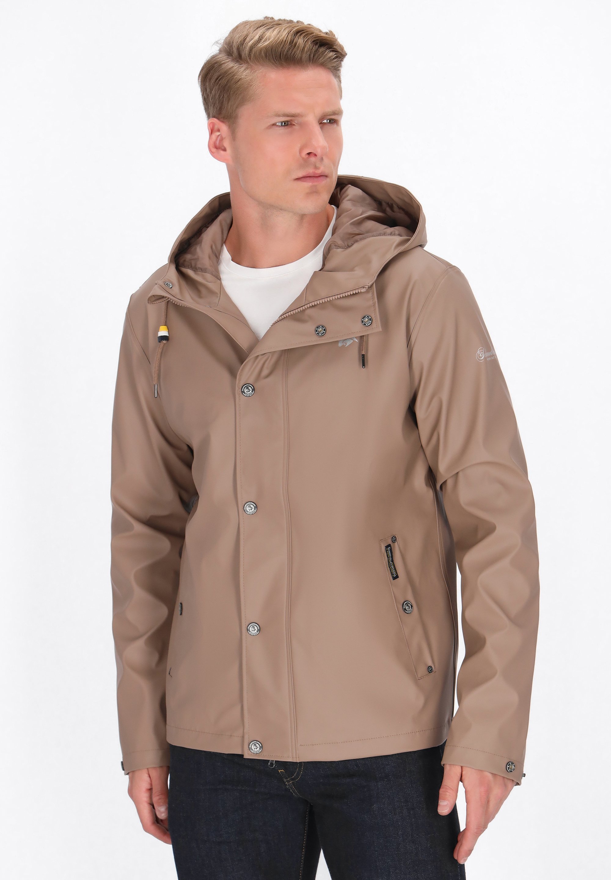 Veste imperméable Schmuddelwedda - marron clair