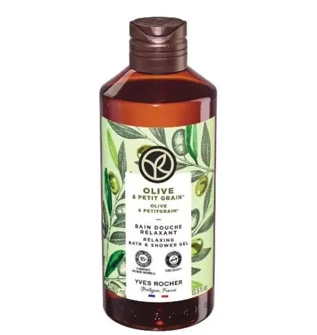 Yves Rocher Oliwka & Petitgrain Żel pod prysznic i do kąpieli