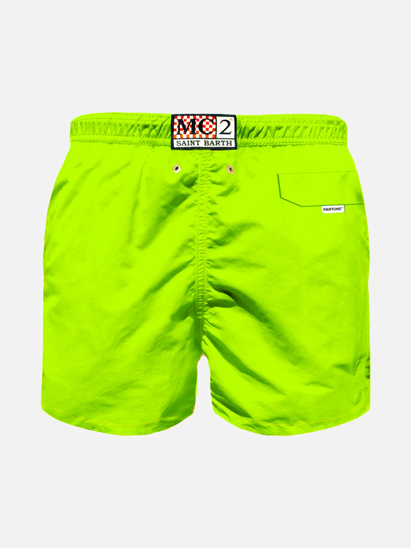 Neongul badedragt til drenge | PANTONE® SPECIAL EDITION
