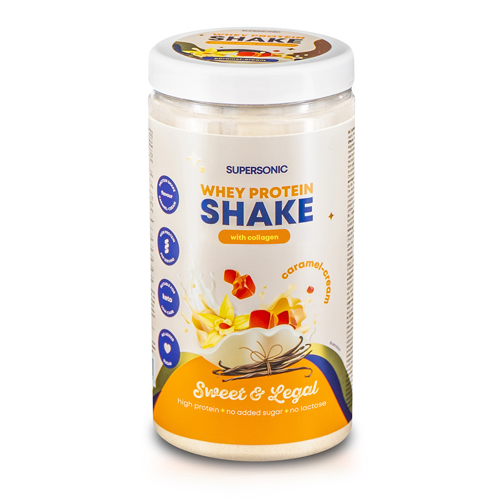 Supersonische wei-eiwitshake