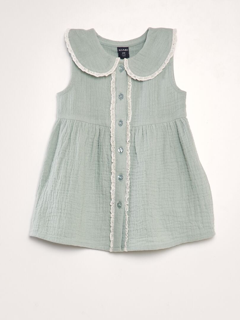 Conjunto de vestido e calcinha - 2 peças - VERDE