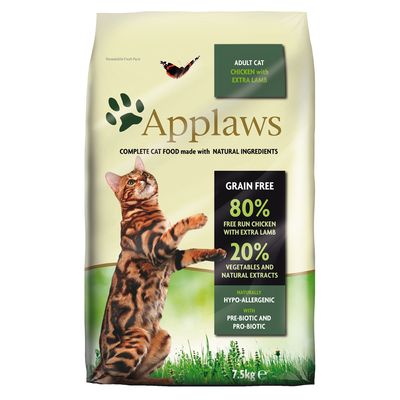 kg/7,5 kg Applaws száraz macskaeledel - 25% kedvezmény!*