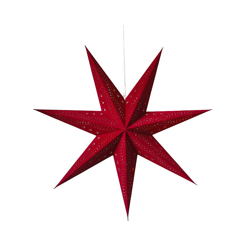 Stella di Natale Light IT 75 cm in velluto
