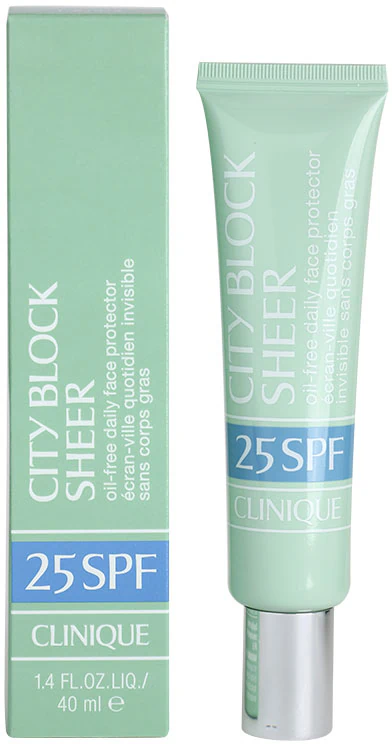 Protetor facial diário Clinique City Block™ Sheer Oil-Free FPS 25