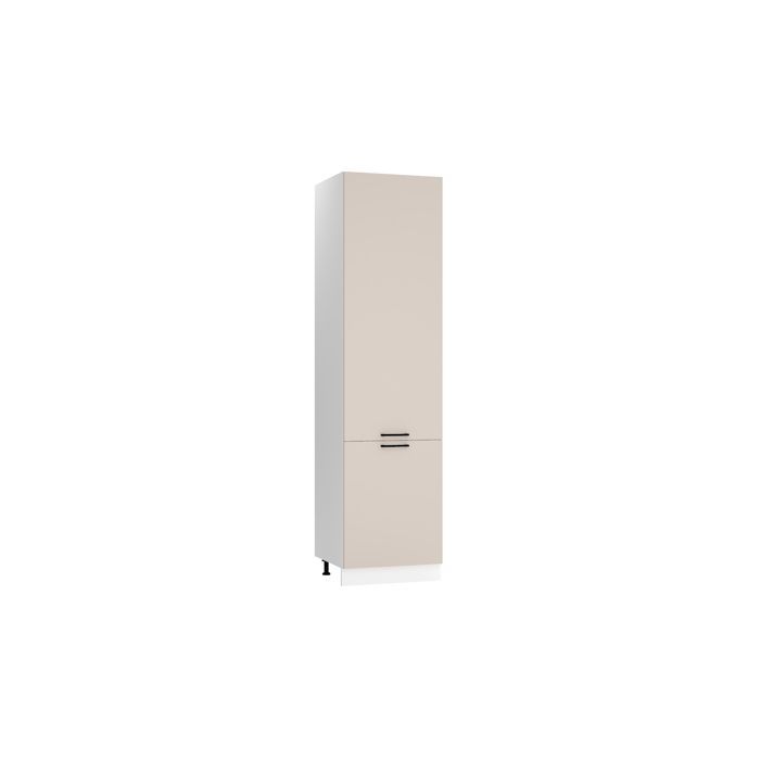 Cocina completa con espacio para horno y lavavajillas integrados, 420 cm, beige - LEA
