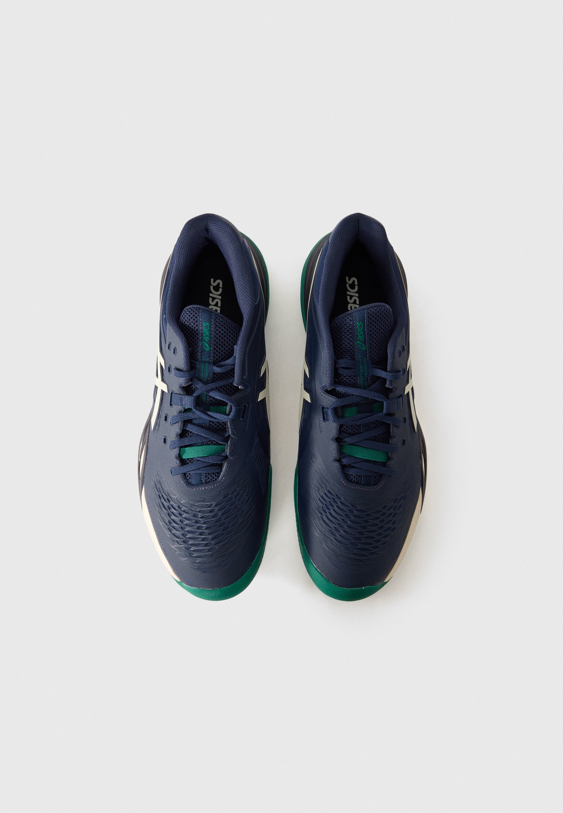 ASICS GEL RESOLUTION X CLAY - Scarpe da tennis per campi in terra battuta - blu notte/crema