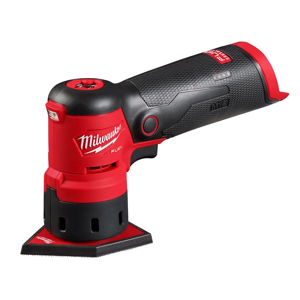 Lixadeira orbital MILWAUKEE FUEL™ 12V para trabalhos de precisão em couro M12FDSS0