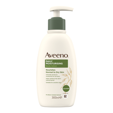 Aveeno ravitseva vartalovoide normaalille ja kuivalle iholle 300 ml