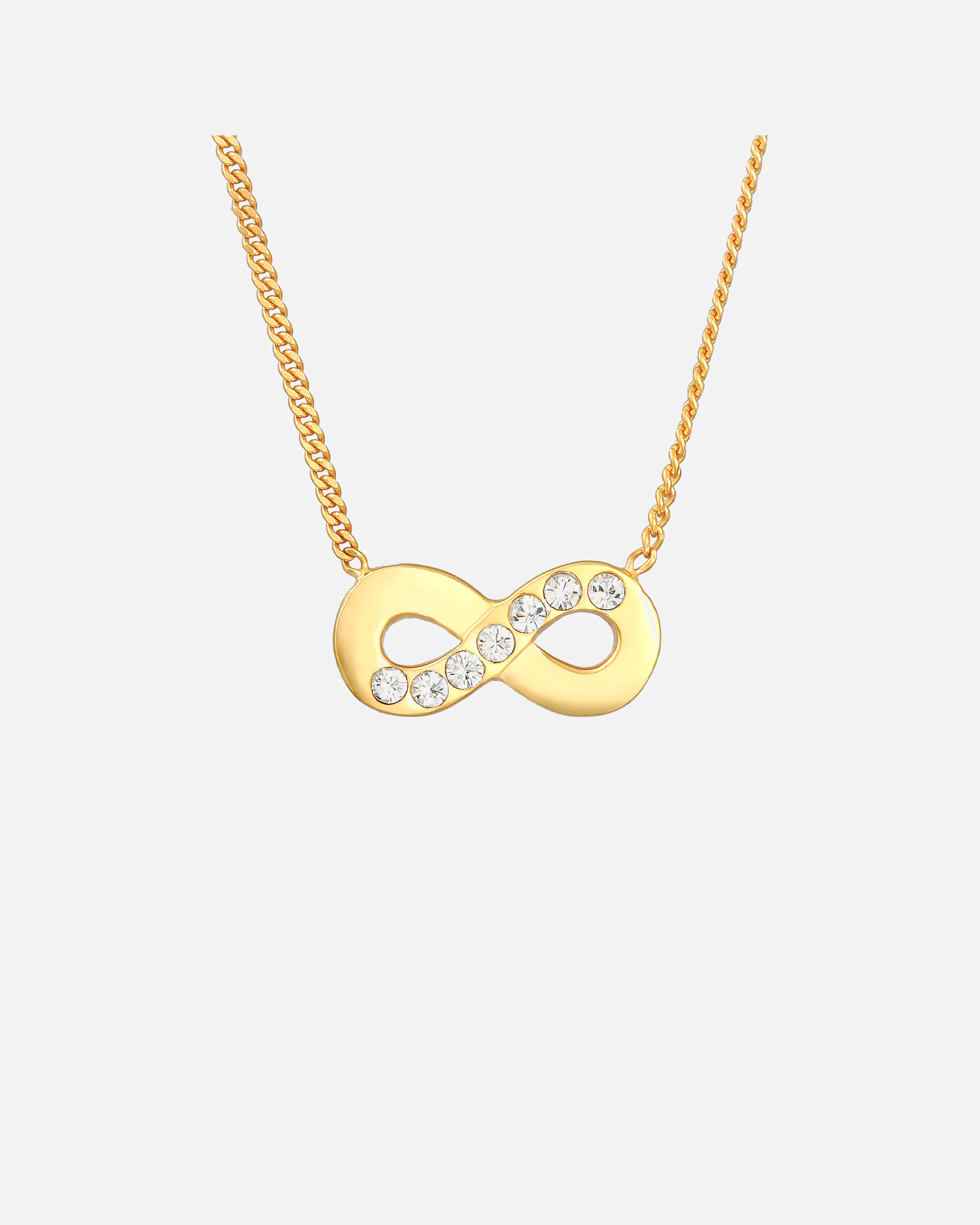 Elli Femmes pendentif symbole de l'infini avec cristaux en argent sterling 925