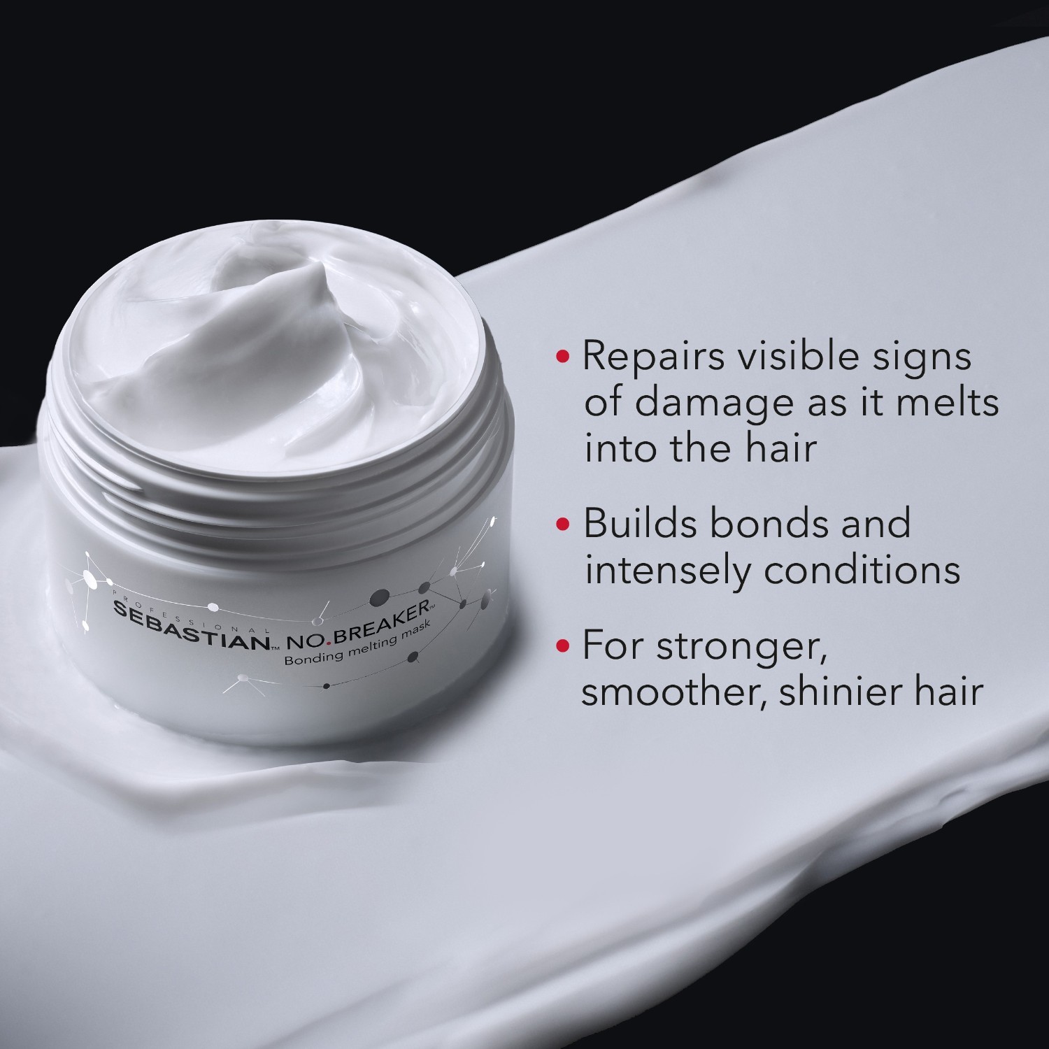 Sebastian Professional plaukų kaukė „No. Breaker Bonding“ tirpstanti plaukų kaukė – 150 ml