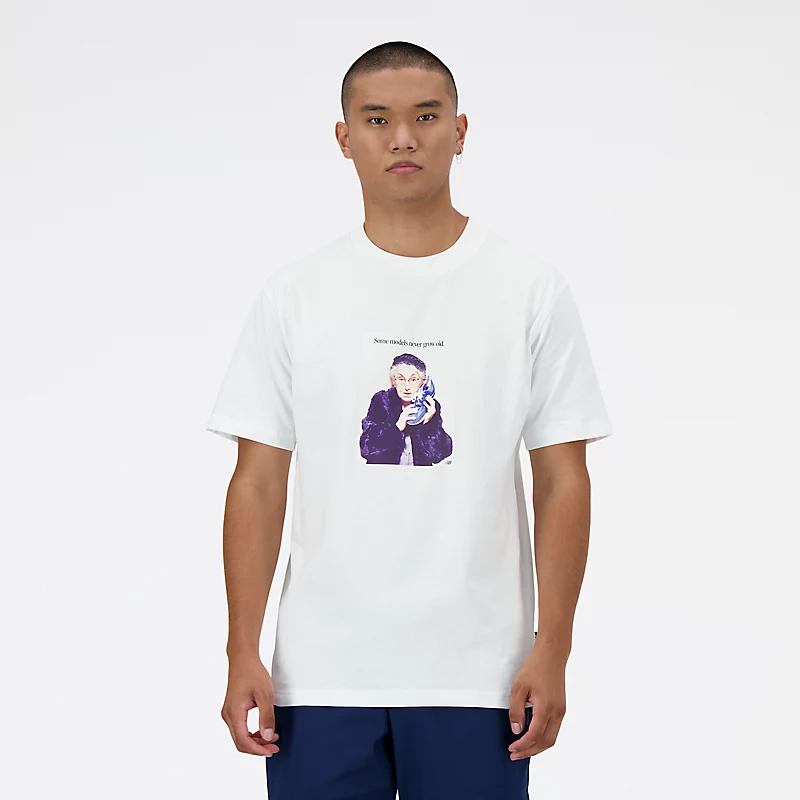 Heren Never Age T-shirt - WIT