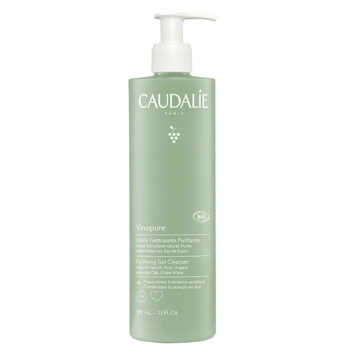 Caudalie Vinopure Oczyszczający żel myjący, 385 ml
