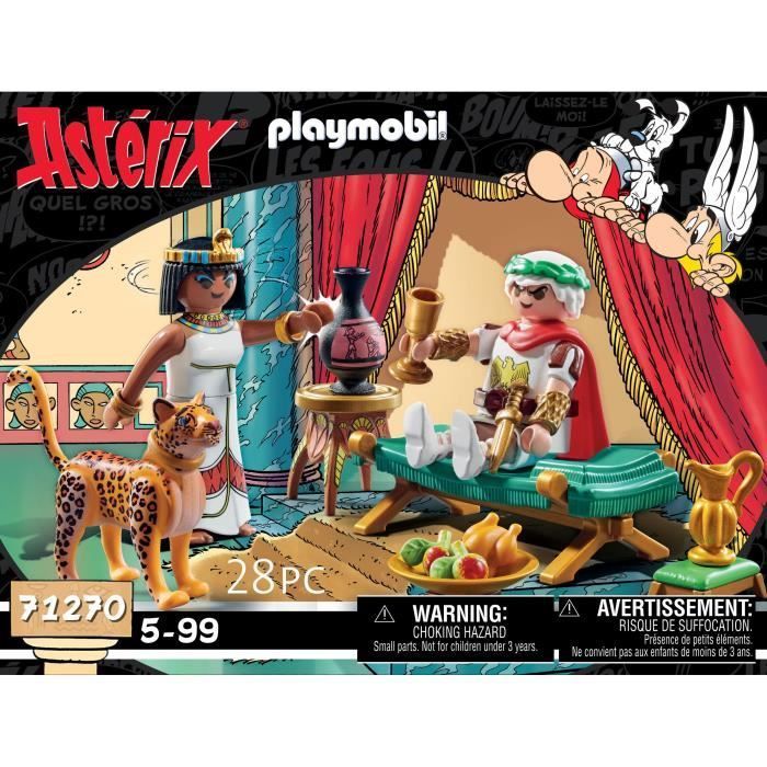 PLAYMOBIL 71270 César e Cleópatra, Asterix, Personagens, Idade 5+