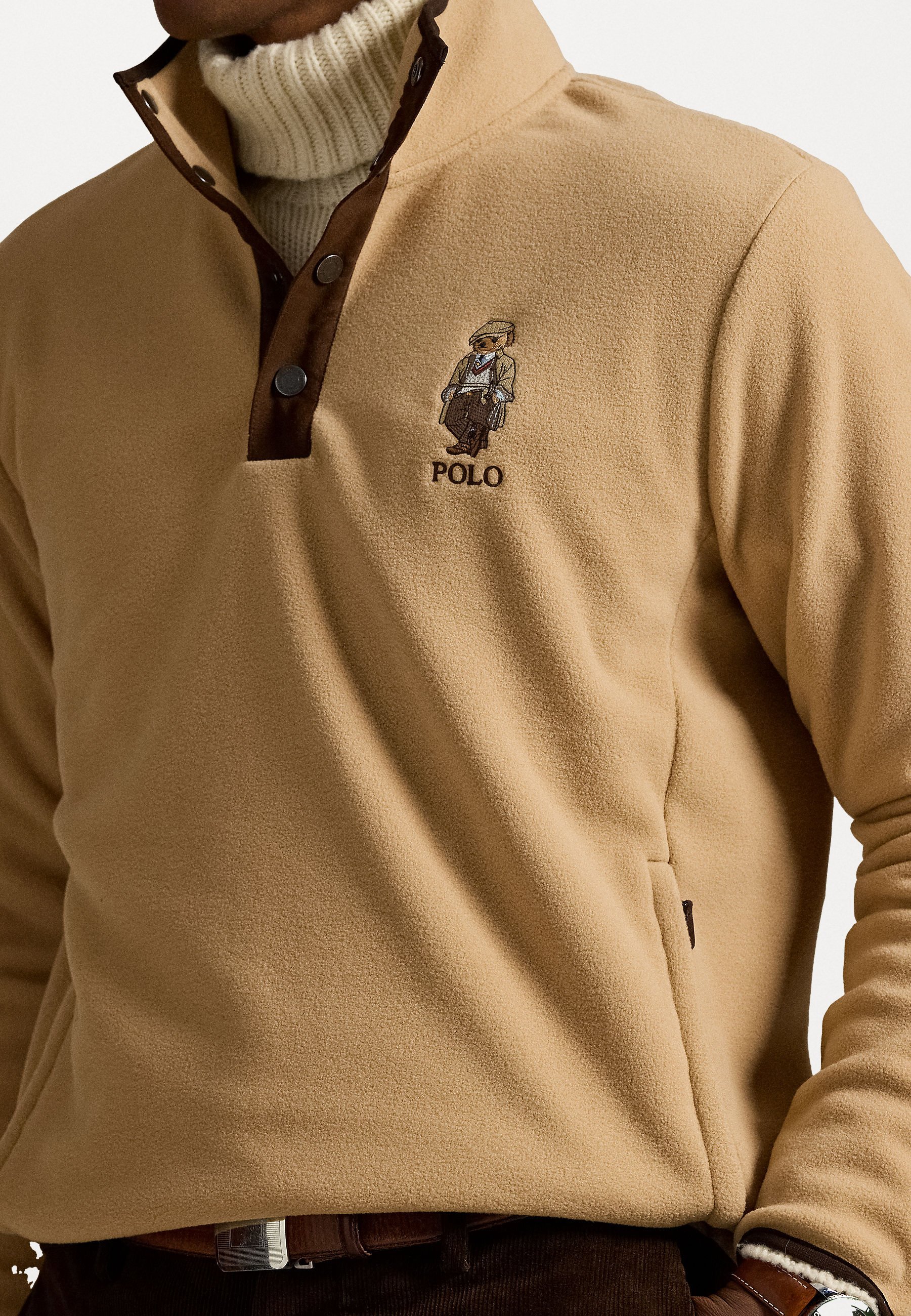 Pull polaire brossé Polo Ralph Lauren POLO BEAR - Pull polaire - camel classique
