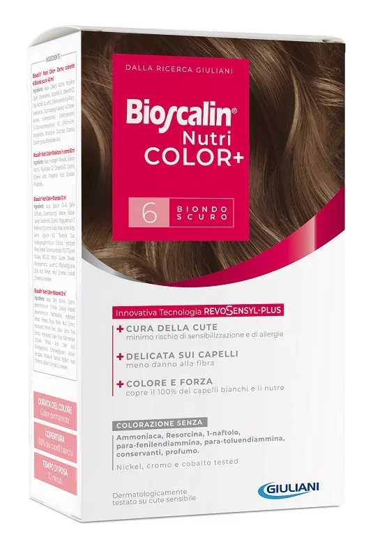 BIOSCALIN Bioscalin Nutri Color Plus haarkleuringsbehandeling 6 donkerblond