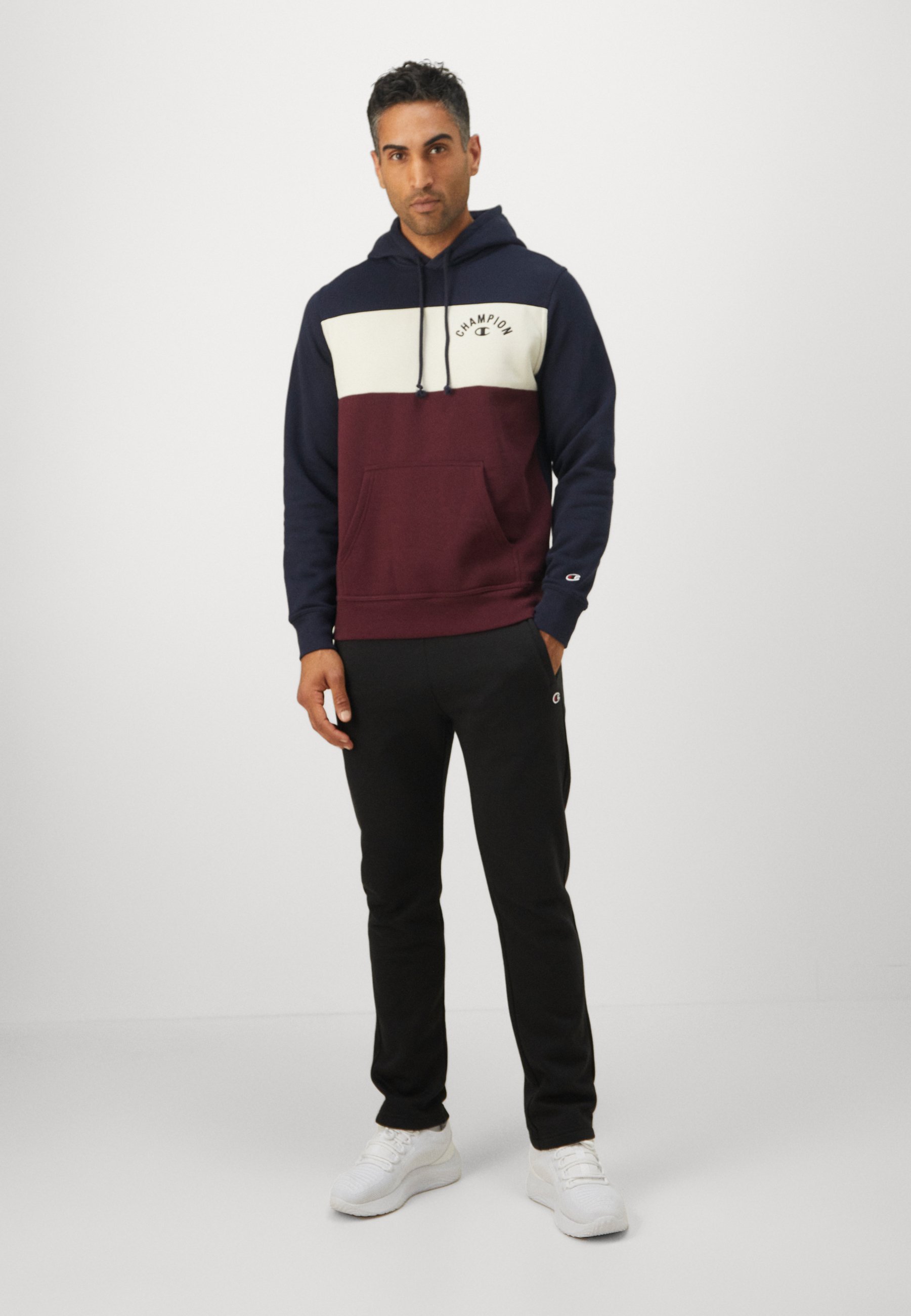 Champion ICONS COLORBLOCK HOODIE - Mikina s kapucí - black