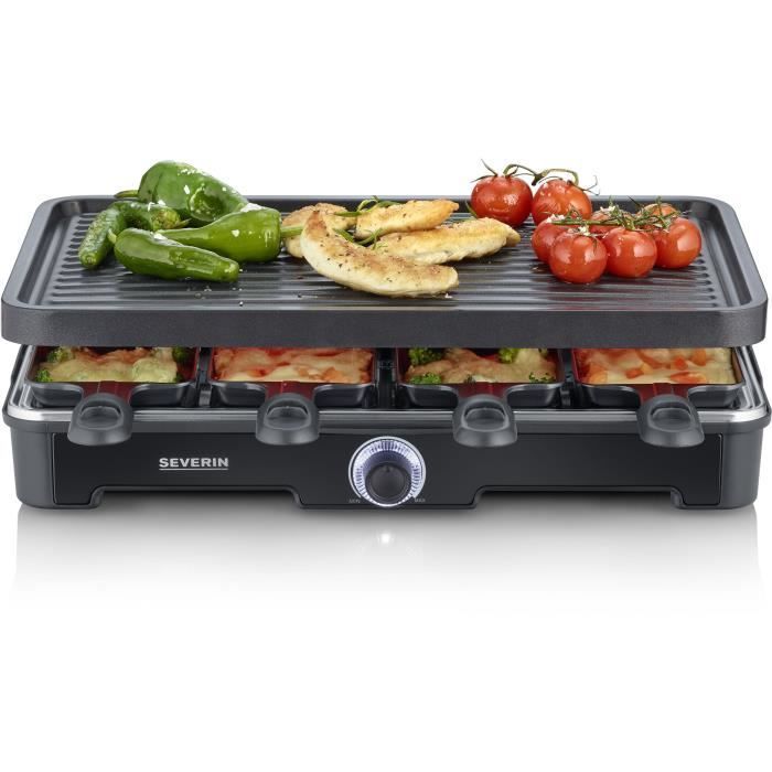 Griglia per raclette SEVERIN - RG9670 - Per un massimo di 8 persone - 1400W