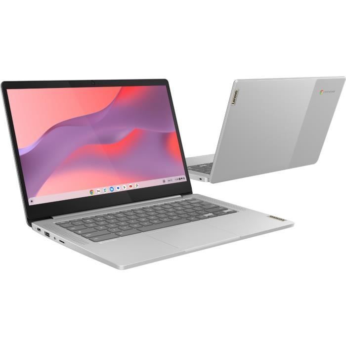 LENOVO IdeaPad Slim 3 14M868 Chromebook Laptop | Chrome OS - 14'' FHD - MT8186 - 4GB RAM - 64GB di memoria - AZERTY
