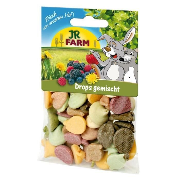 Alimento complementar - JR FARM - Mistura em gotas - 75 g - Para coelhos e roedores - Rico em vitaminas