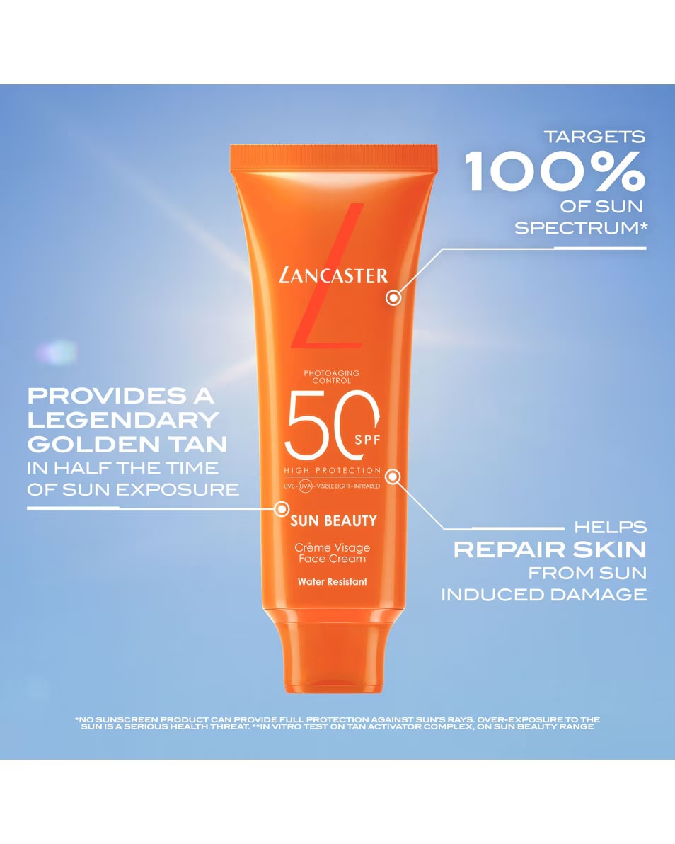 LANCASTER Αντηλιακή Κρέμα Προσώπου SPF30