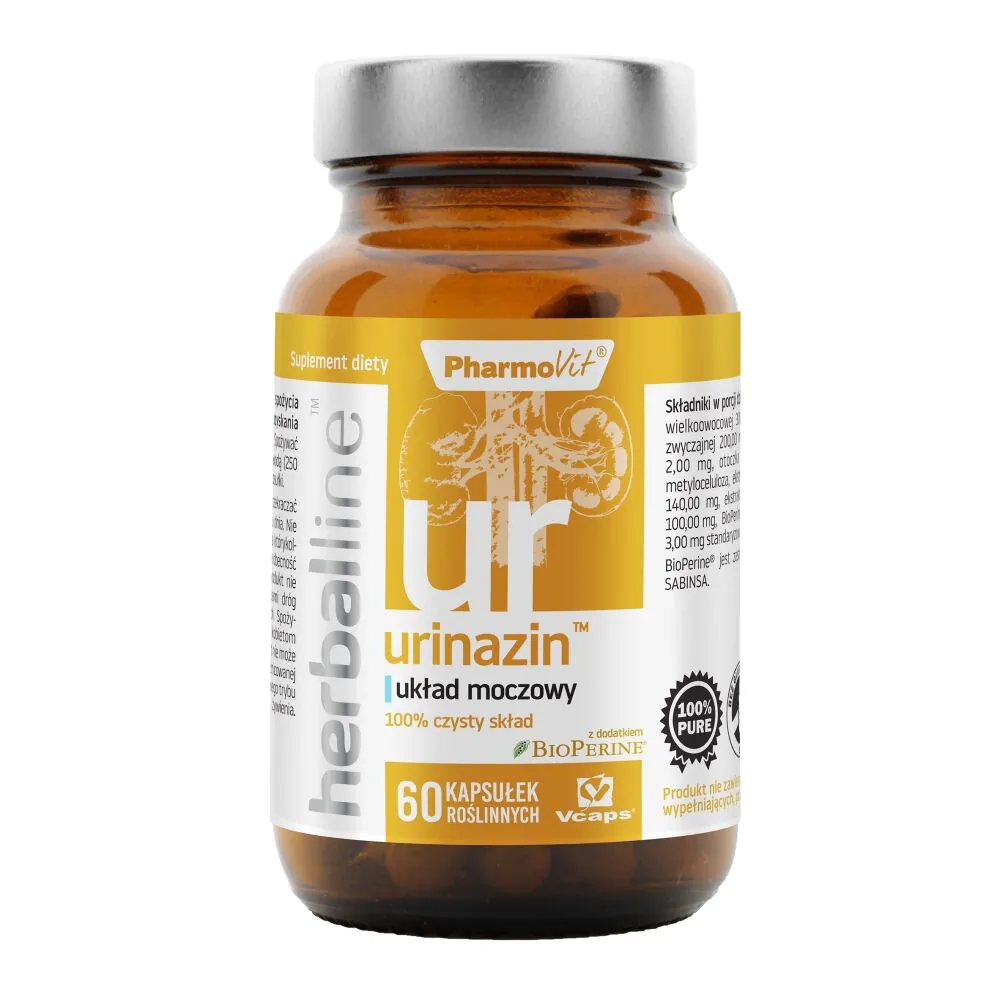 PharmoVit Herballine Urinazin Układ moczowy Kapsułki roślinne