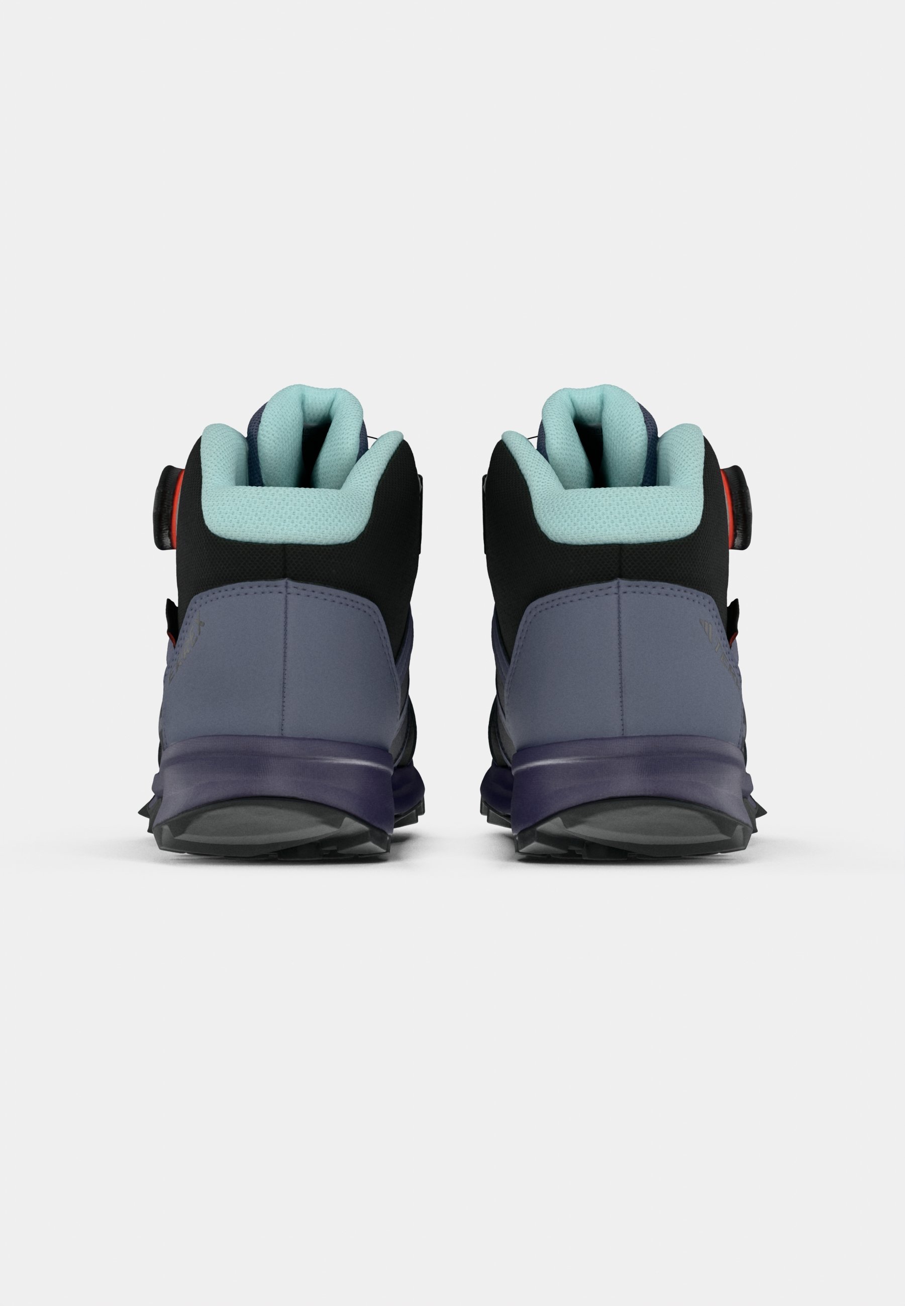 Adidas Terrex BOA MID UNISEX - Wandelschoenen - core black/footwear white/ preloved violet