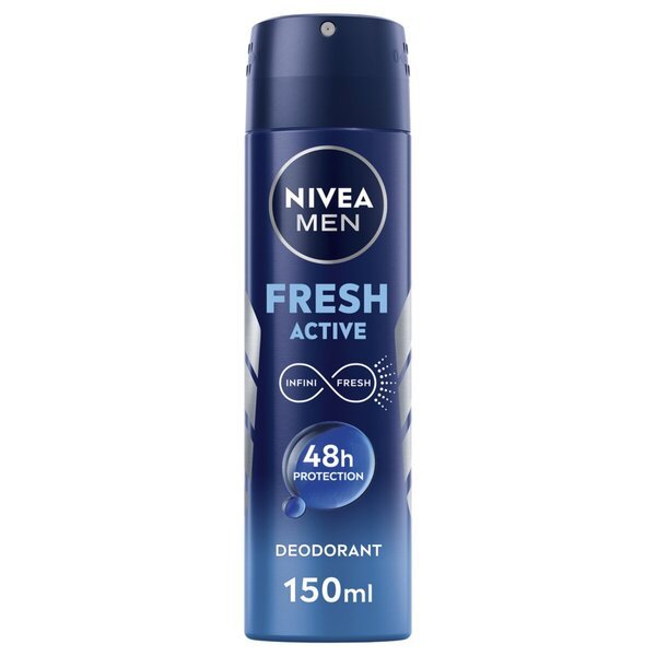 NIVEA Men Fresh Active дезодоранс спреј 150 мл