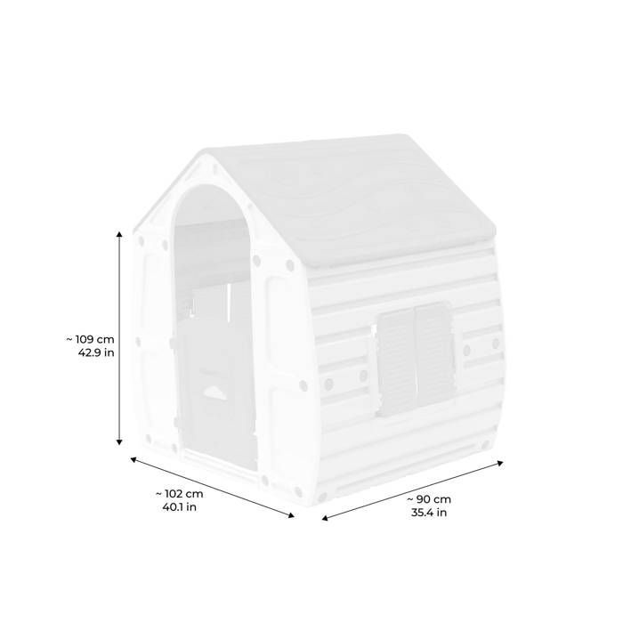 Casita de juegos de plástico para niños LOU