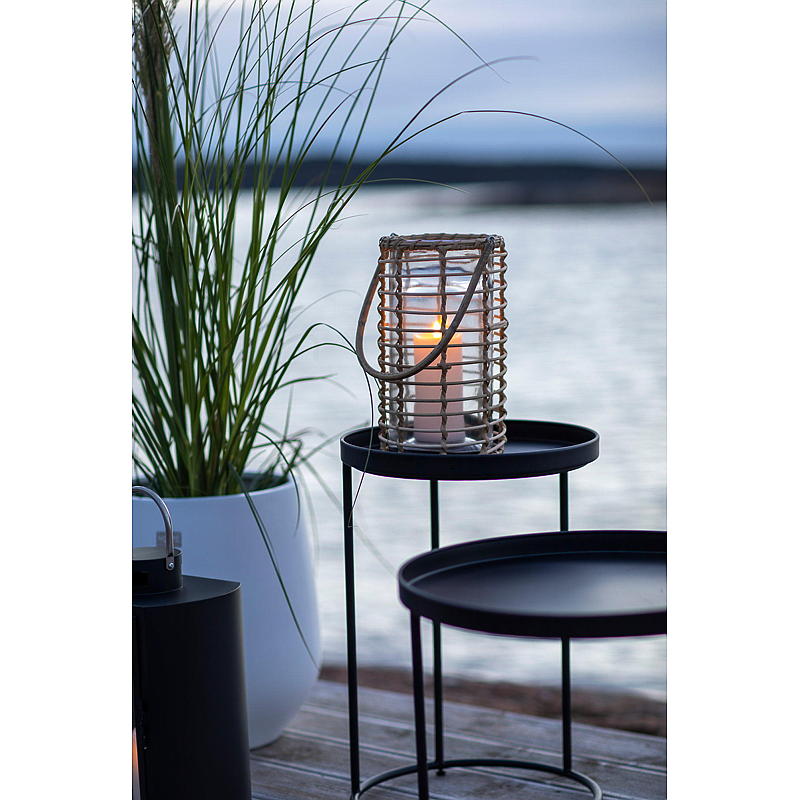 Table d'appoint s/2 ø 48,5 x 45 / 36,5 x 54,5 cm