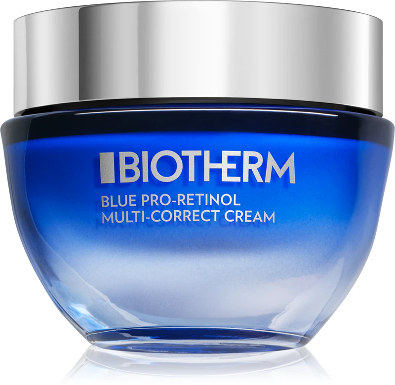 Biotherm Blue Pro-Retinol Multi Correct Cream, creme antienvelhecimento com retinol.