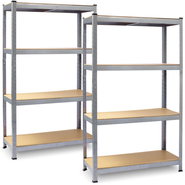 Regał magazynowy metalowy garażowy 180x90x40cm Plonos 2 szt.