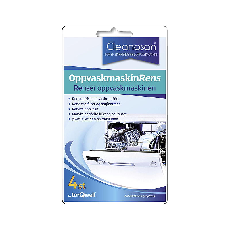 Cleanosan Astianpesukoneen puhdistustabletit, 4 kpl, Cleanosan