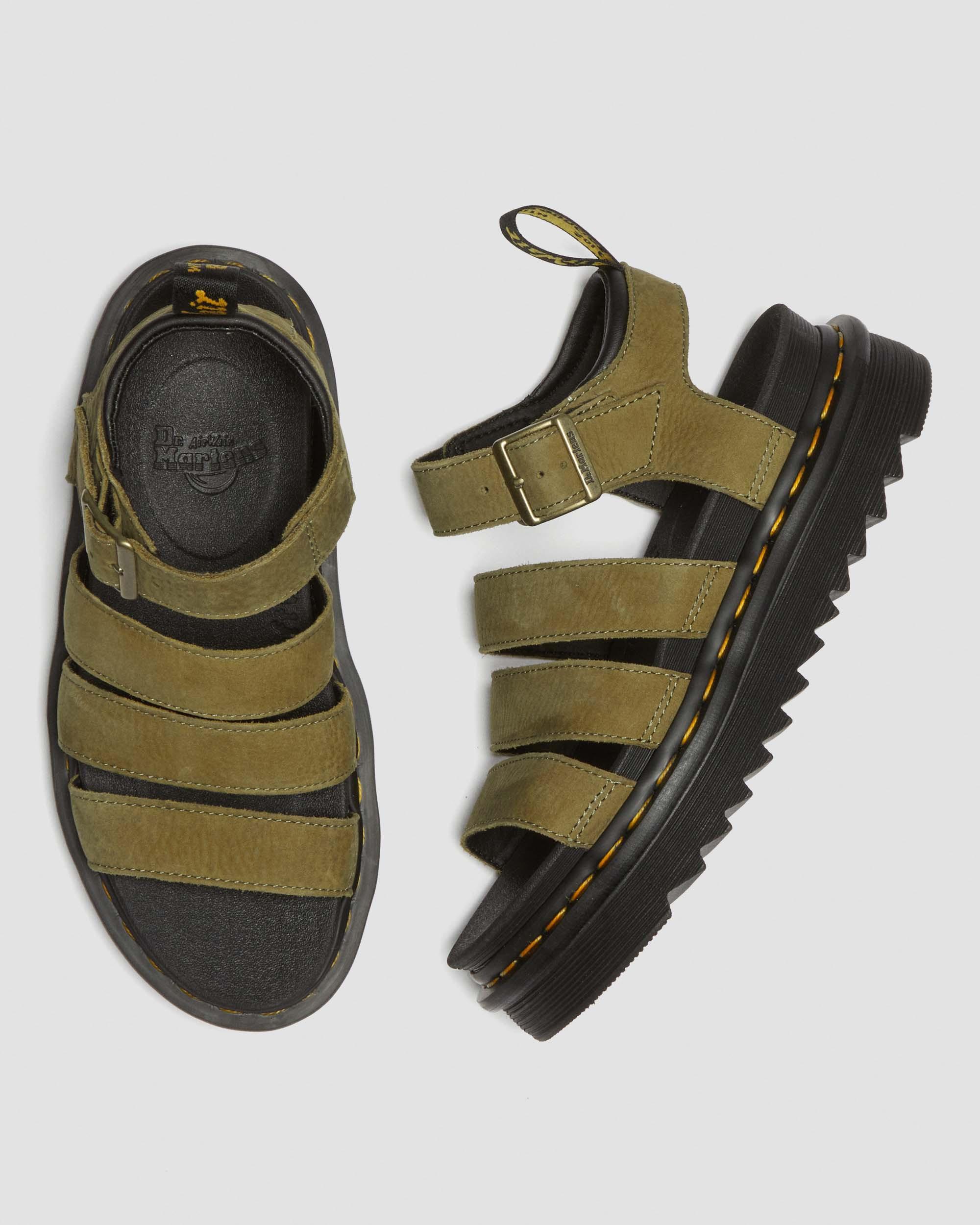 Blaire Tumbled Nubuck Leder Sandalen