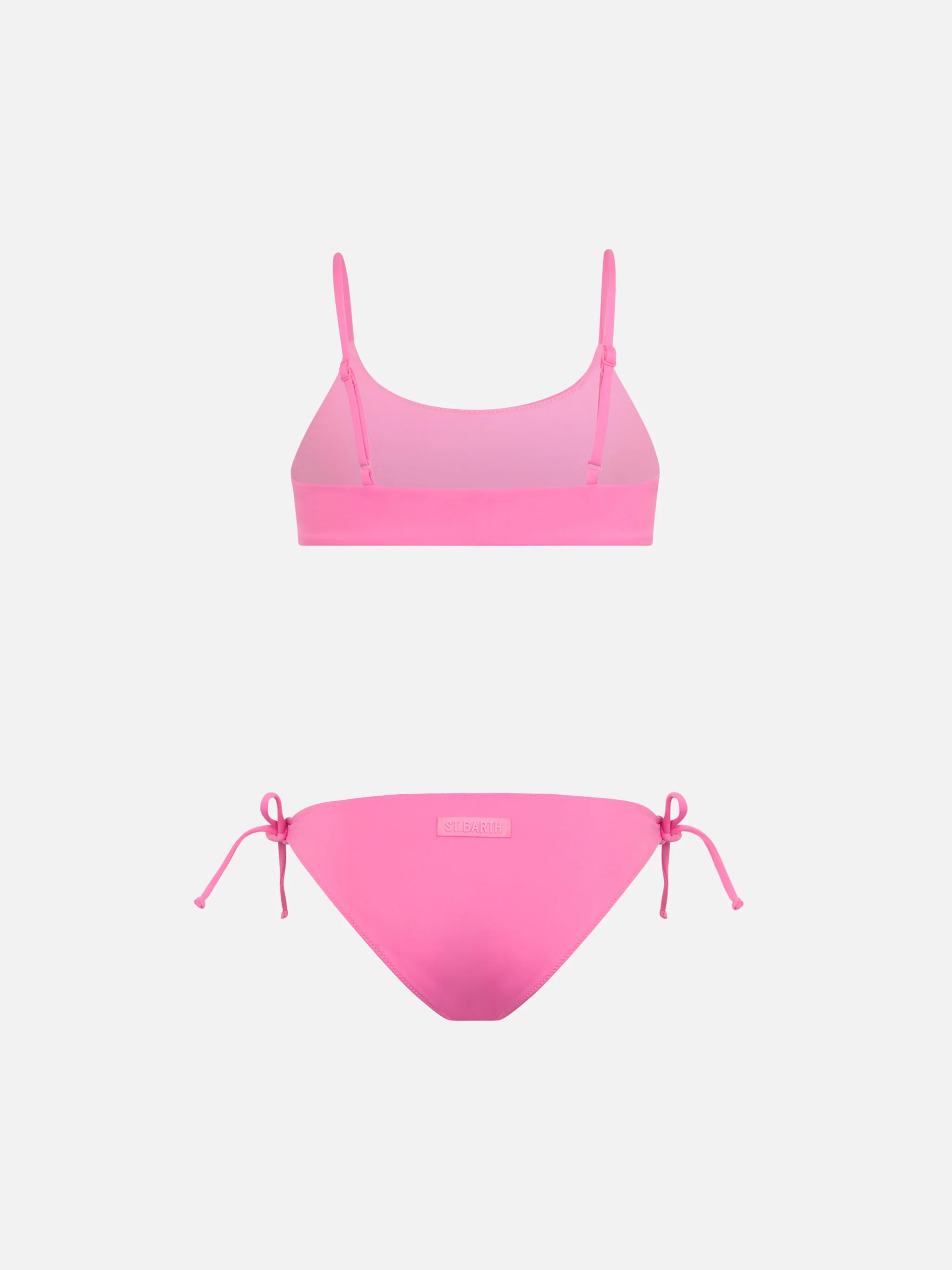 Jaiden Bikini brassière rose à strass pour filles