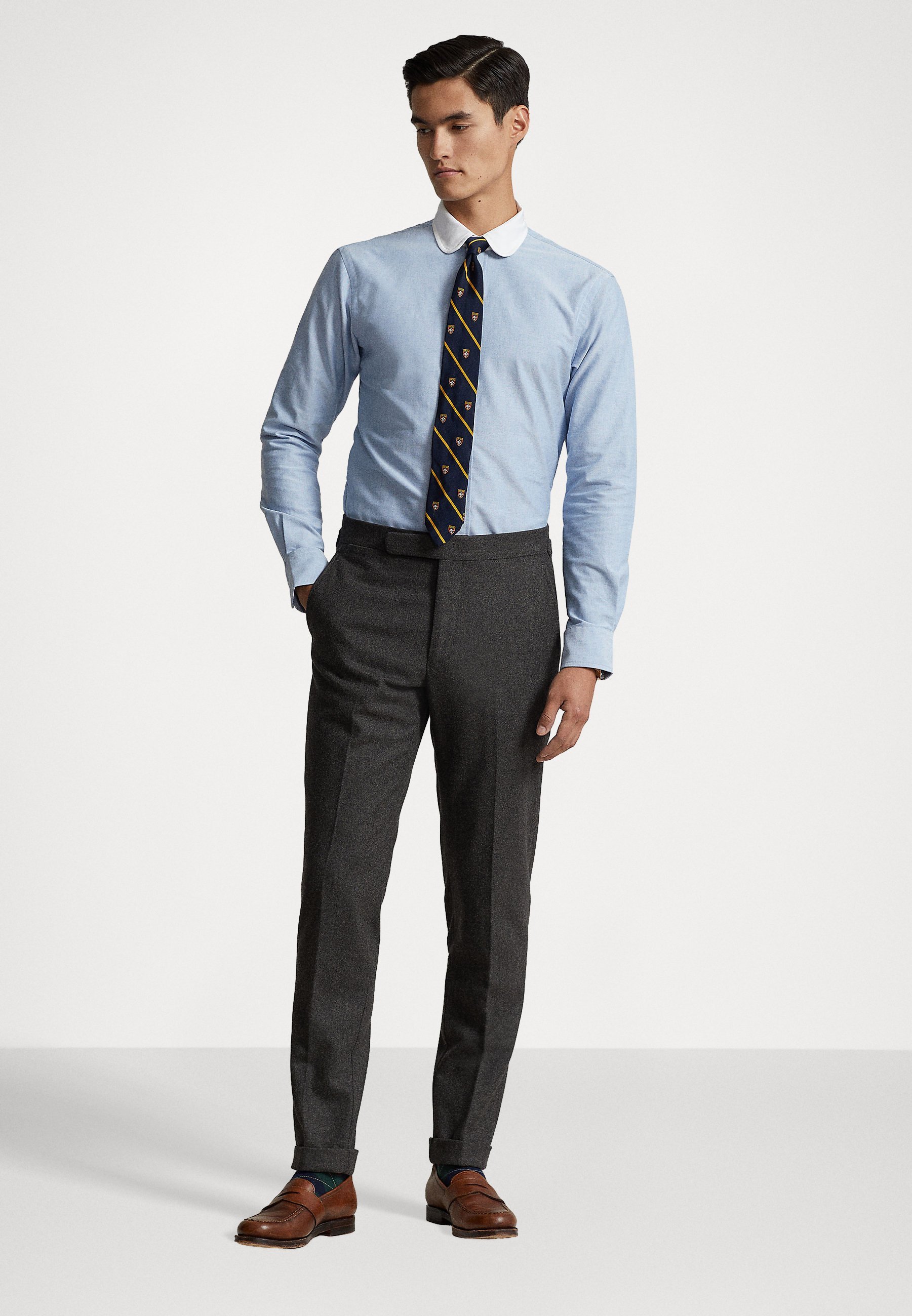 Camicia Oxford su misura Polo Ralph Lauren - Camicia elegante - blu
