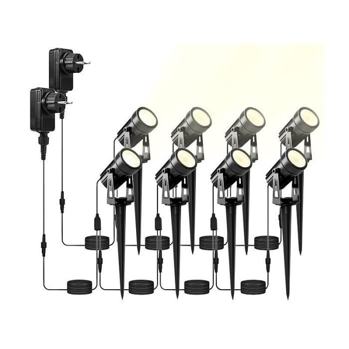 Refletor LED para exterior - LUMINEA - LS-55 - Alumínio - 850 lm - IP65