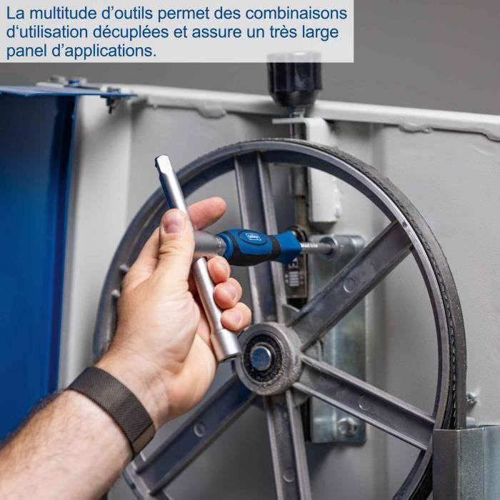 Malette à outils de 135 pièces - SCHAPPACH - TB170 - Outils en acier chrome vanadium - Mallette verrouillable