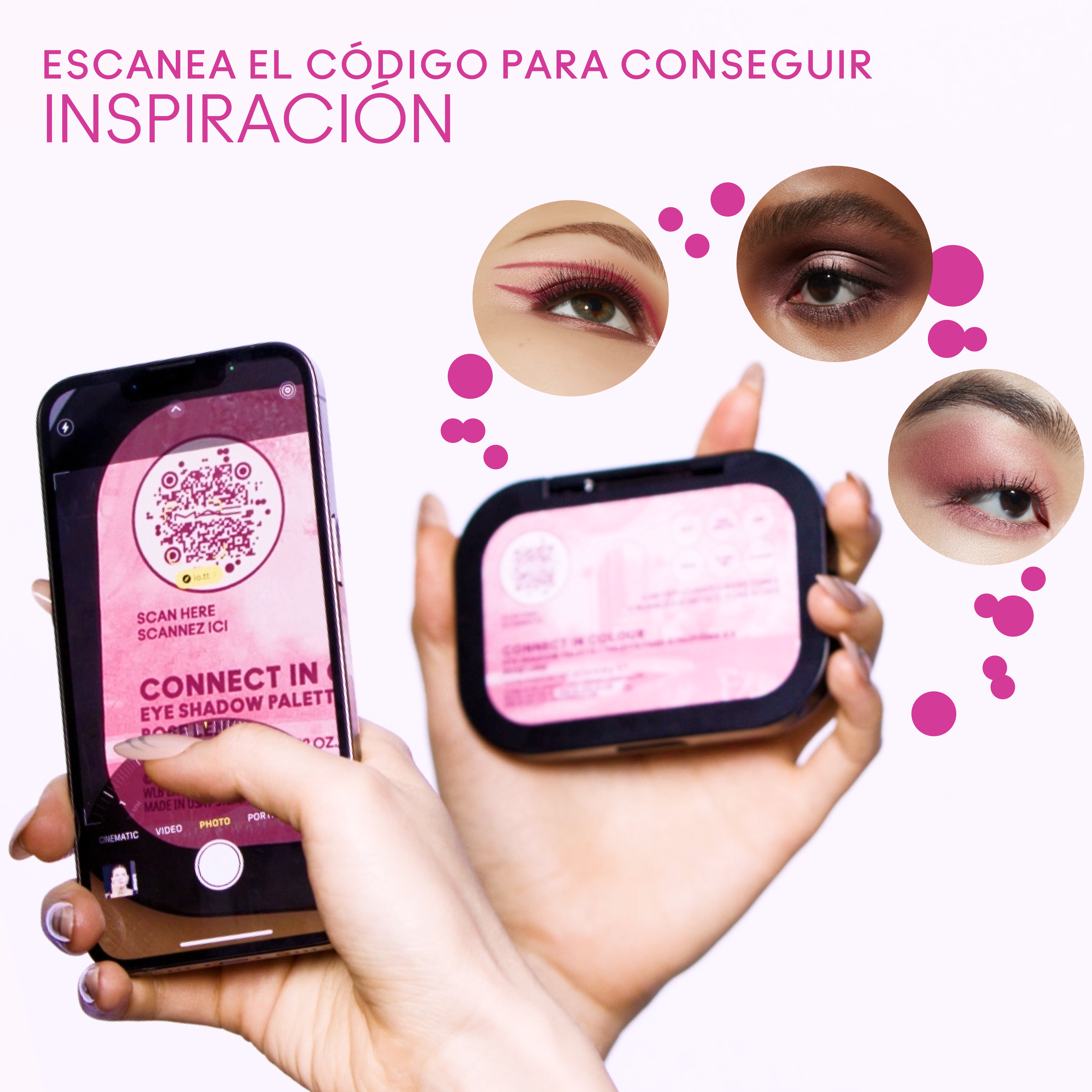 Connect In Colour Rose Lens paleta sjenila za oči Luksuzna sjenila za oči