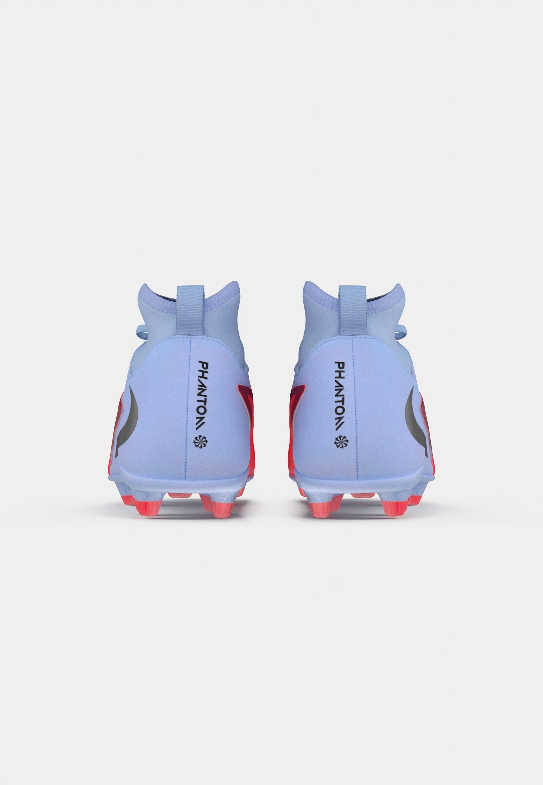 Nike Performance PHANTOM 6 HIGH CLUB FG/MG - Ghete de fotbal pentru teren dur - roșu intens