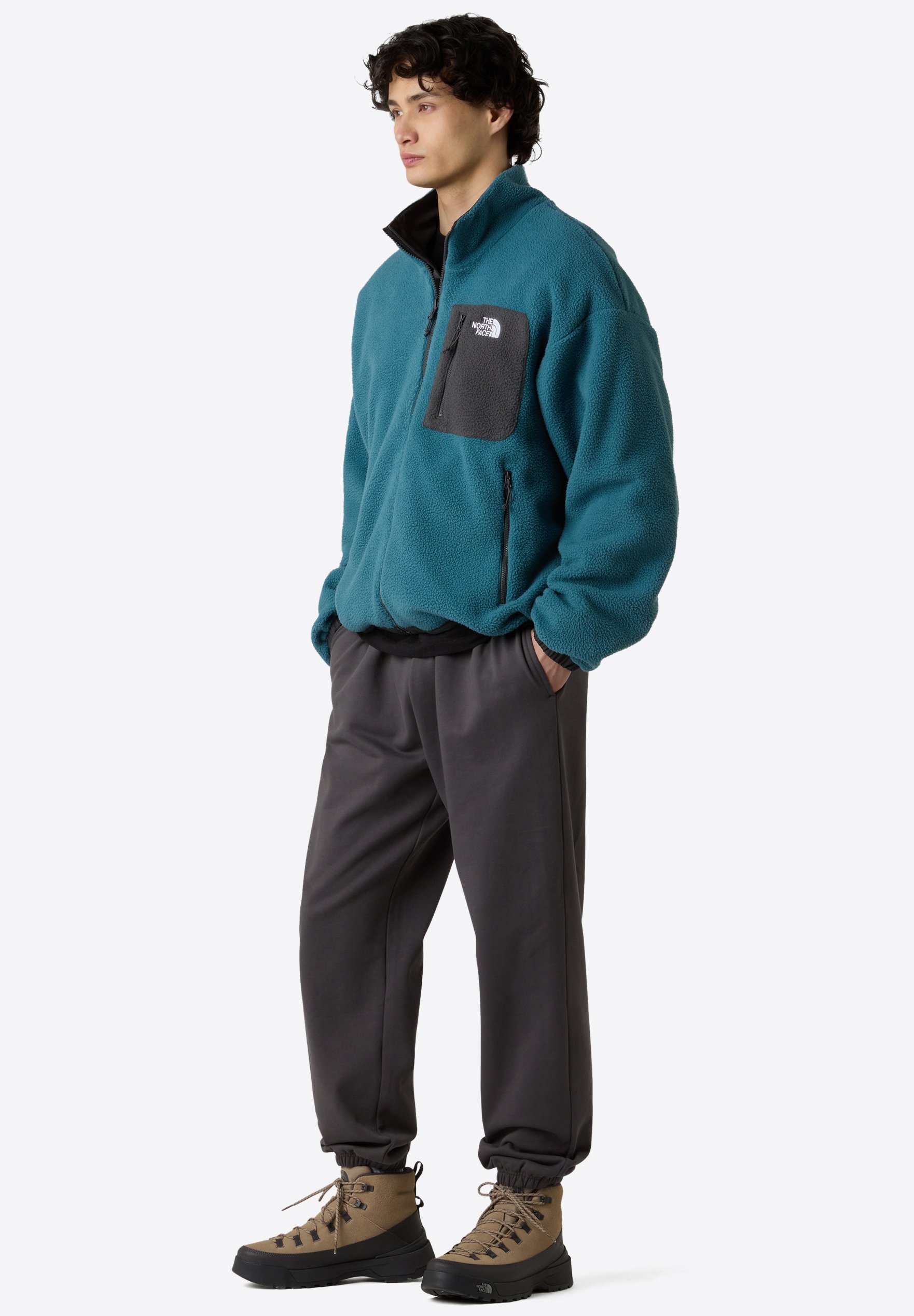 Giacca reversibile The North Face M YUMIORI - Giacca in pile - grigio asfalto spaziale