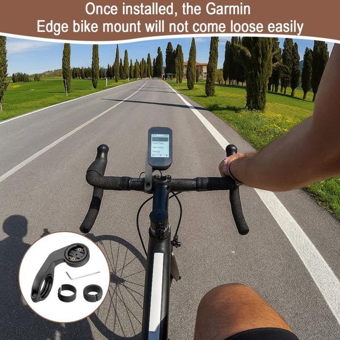 Support Compteur pour Garmin,25.4 mm/31.8 mm Support Compteur Velo,Compatible avec Garmin 130/530/540/820/830/840/1030/1040